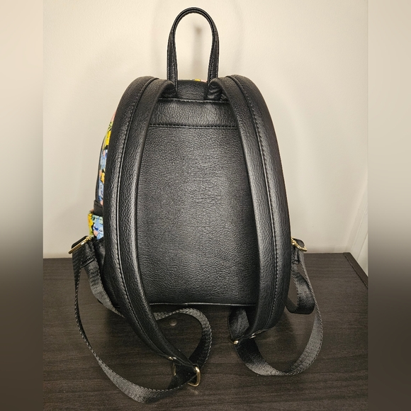 Loungefly 🎉HOST PICK🎉 Disney Stitch & Scrump Floral Watercolor Mini Backpack - Picture 6 of 9